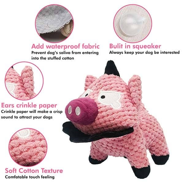 Pawsindia Peppa the Pig Toy for Dogs image 5