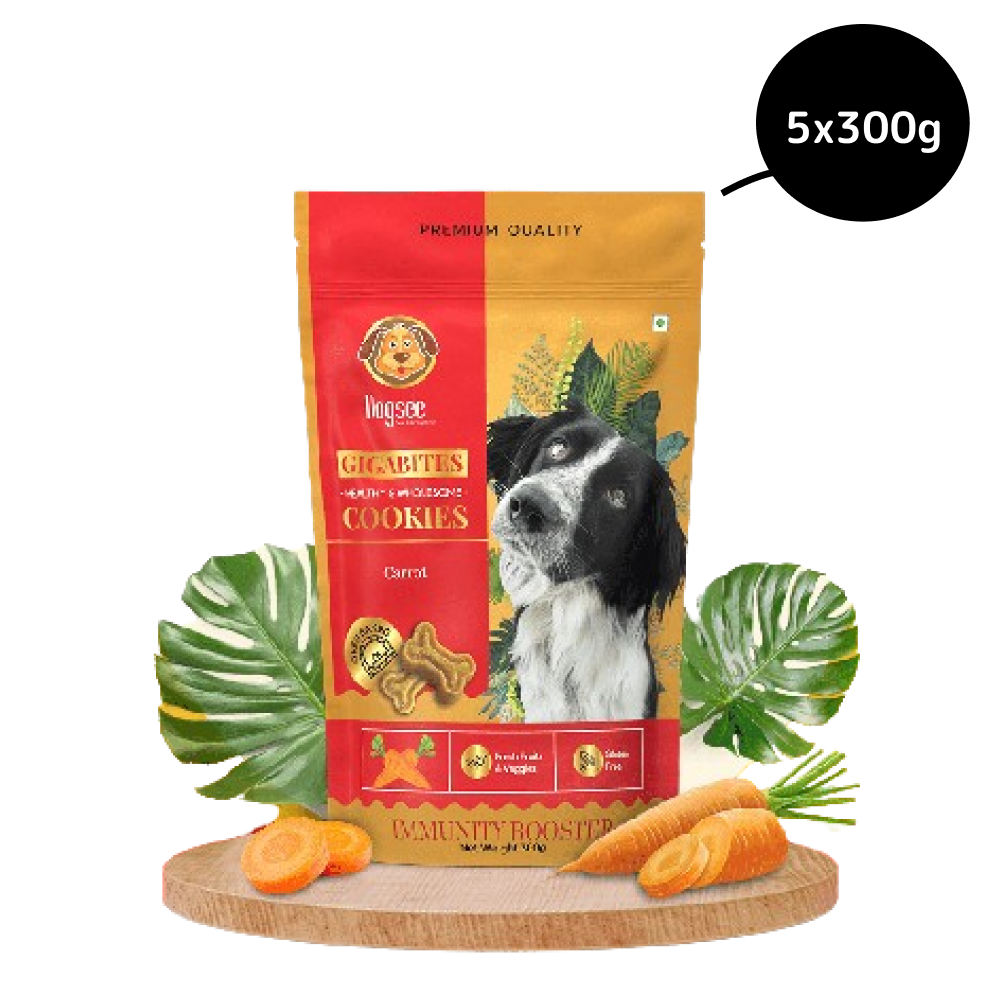 Dogsee Gigabites Carrot Flavoured Cookie Dog Treats image 6
