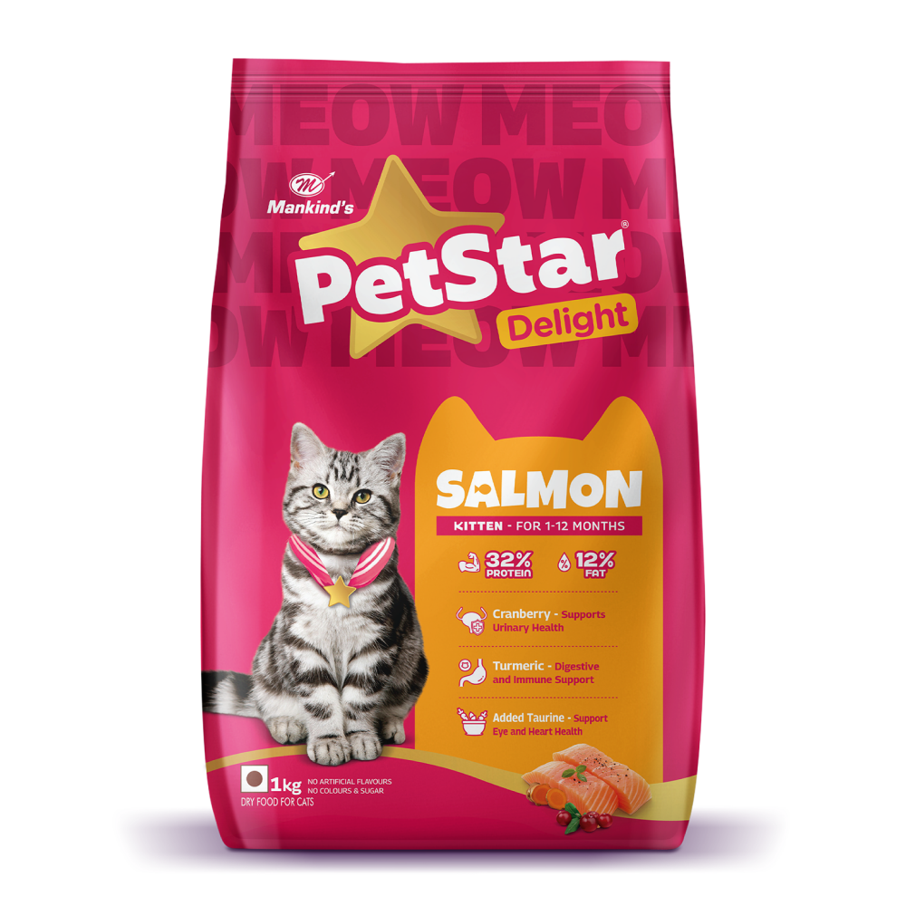 Mankind PetStar Salmon Kitten Cat Dry Food image 8