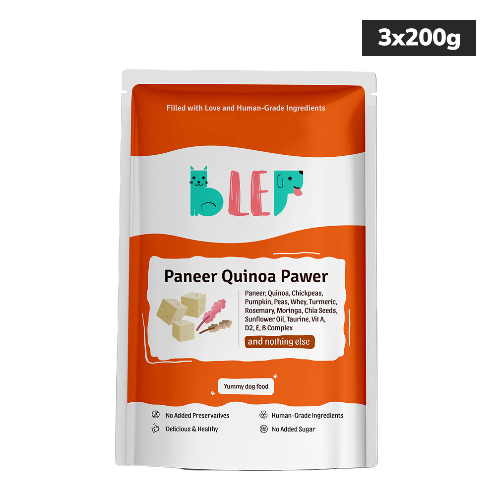 BLEP Paneer Quinoa Pawer Dog Wet Food (200g) image 7