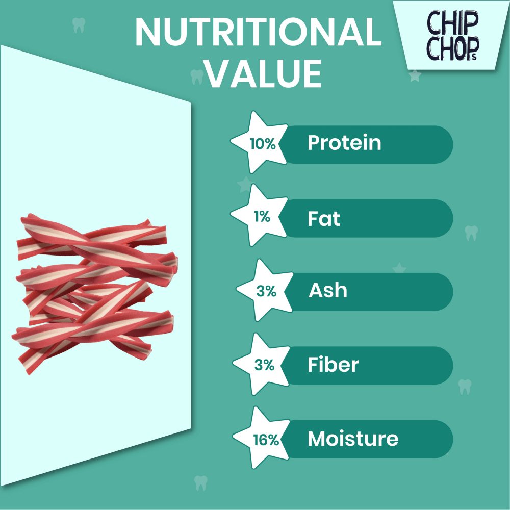 Chip Chops Dental Twist Chicken and Cranberry Flavored Dog Treats image 6