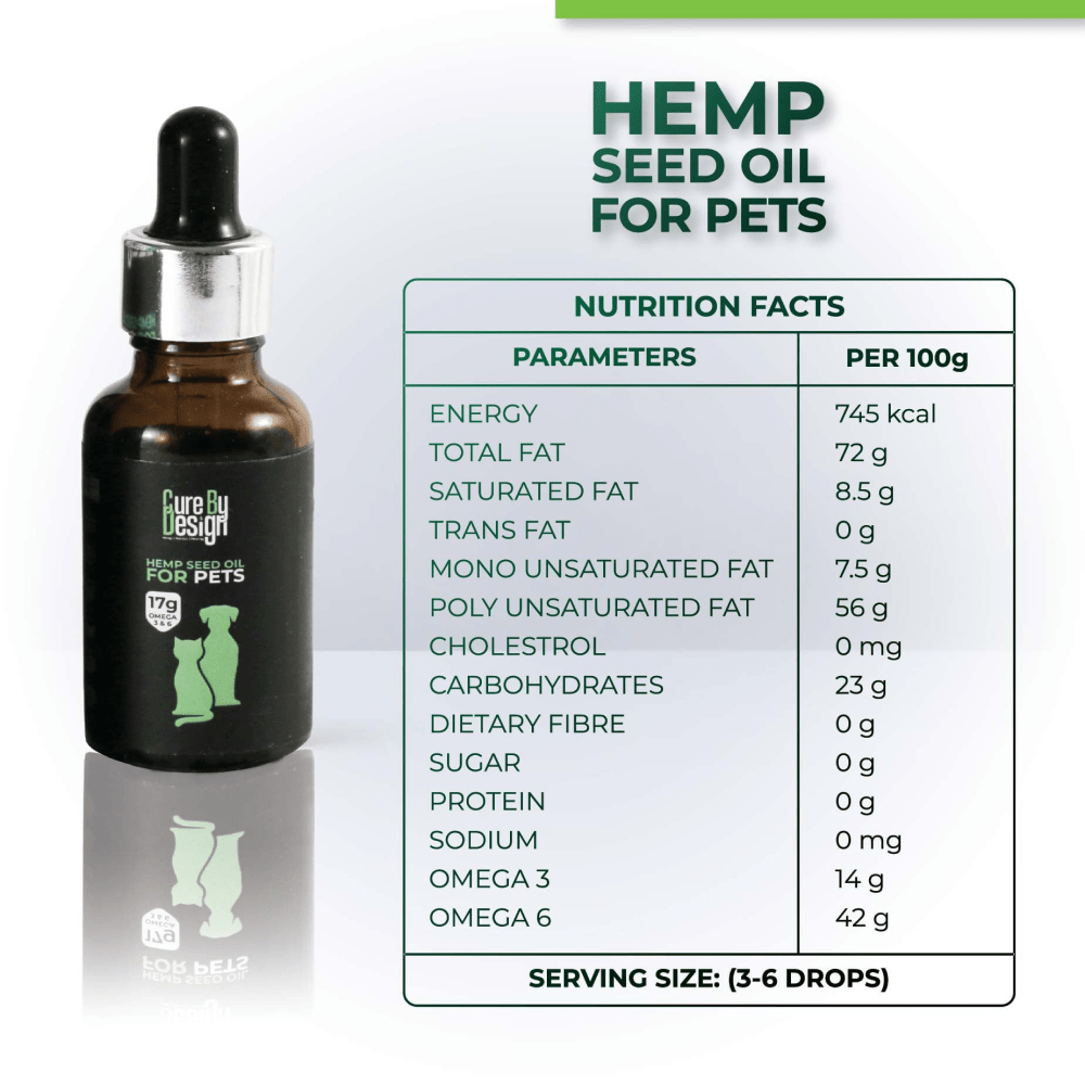 Cure By Design Hemp Seed Oil for Dogs and Cats image 3