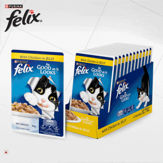 Purina Felix with Chicken in Jelly Complete and Balanced Adult Cat Wet Food