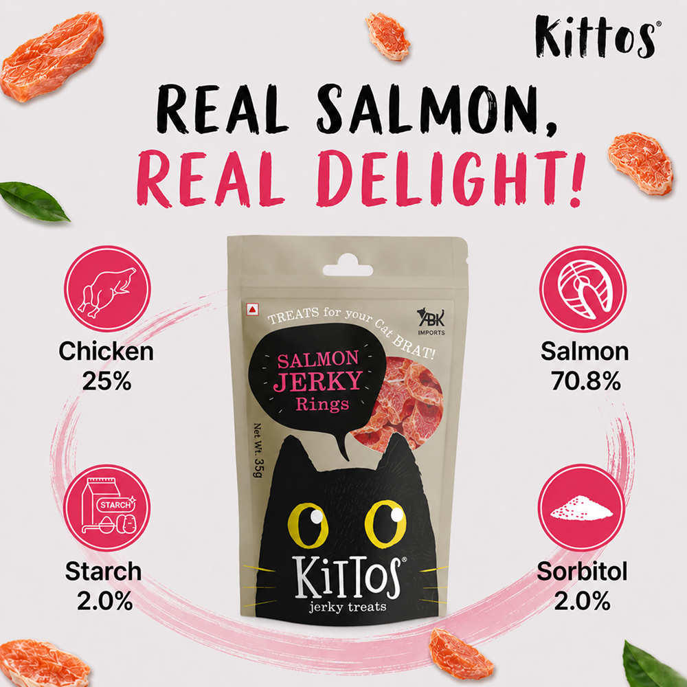 Kittos Purr Fect Salmon Rings Cat Treats image 5