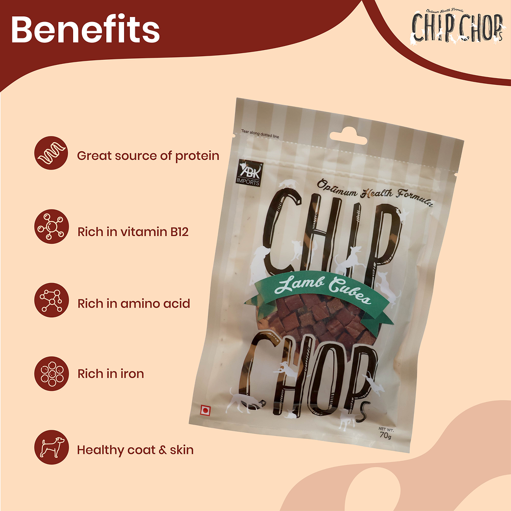Chip Chops Lamb Cubes Dog Treats image 5