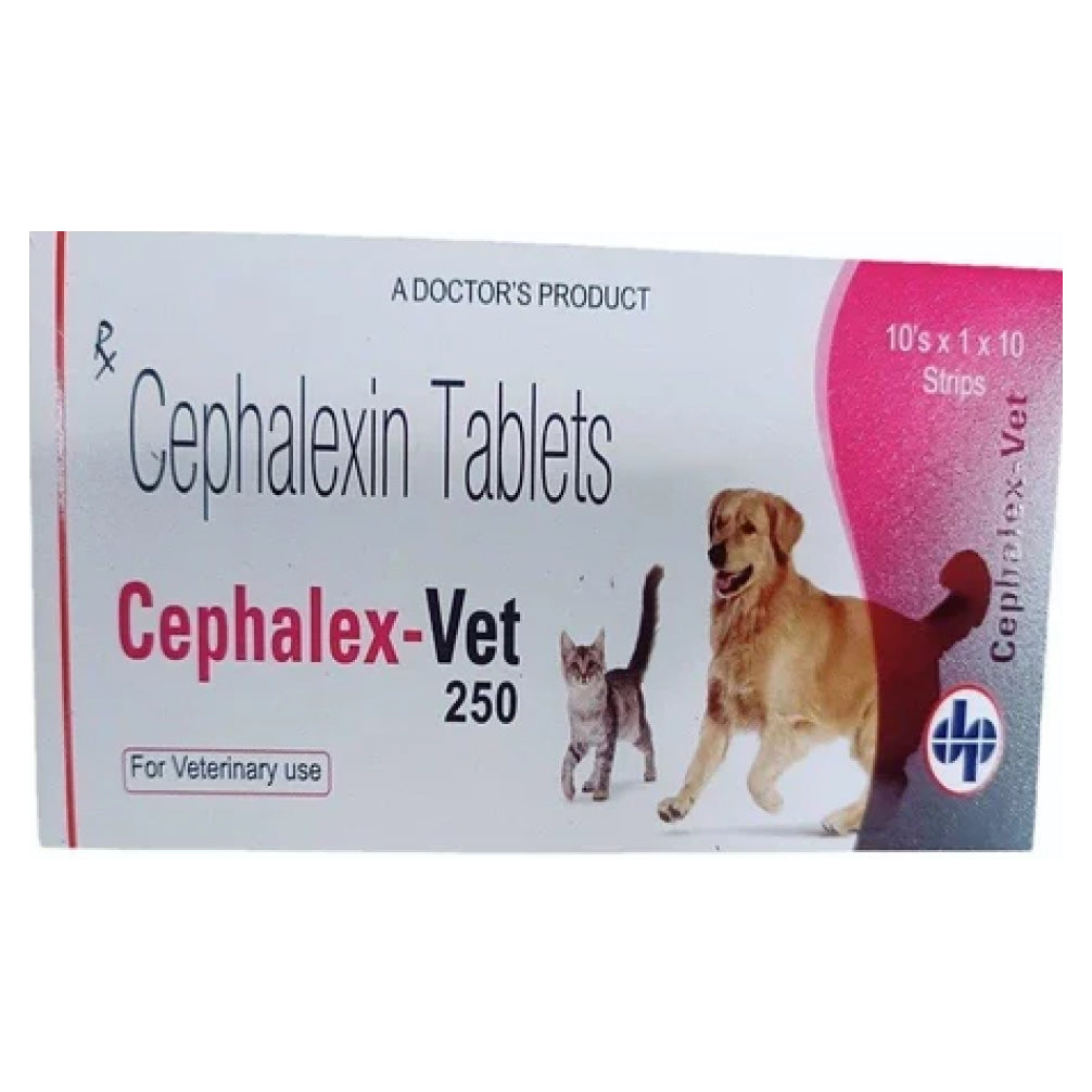 Doctors Vet Cephalex Vet 250mg Tablet (Cephalexin) for Dogs and Cats