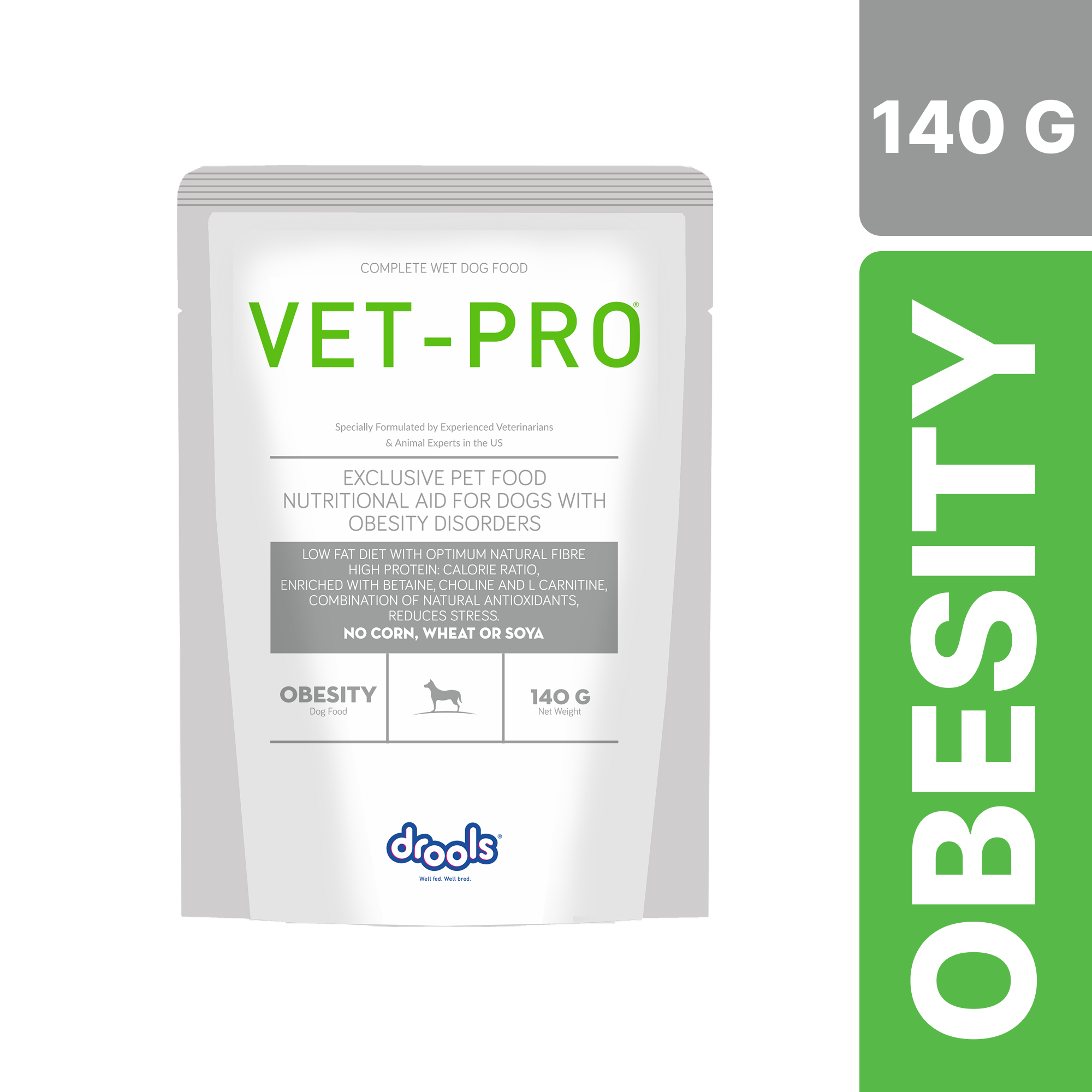Drools VET PRO Obesity Pet Wet Food for Dogs