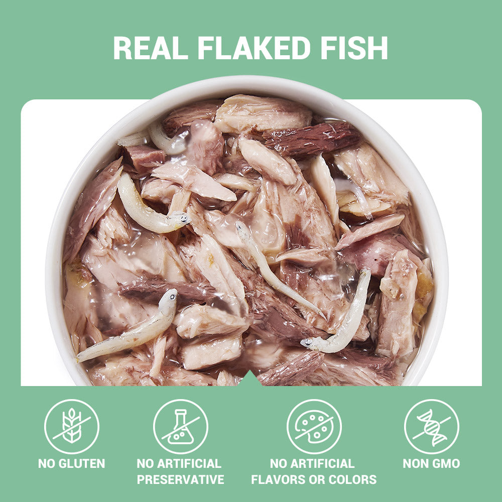 Schesir Tuna In Jelly with Whitebaits Adult Cat Wet Food image 2