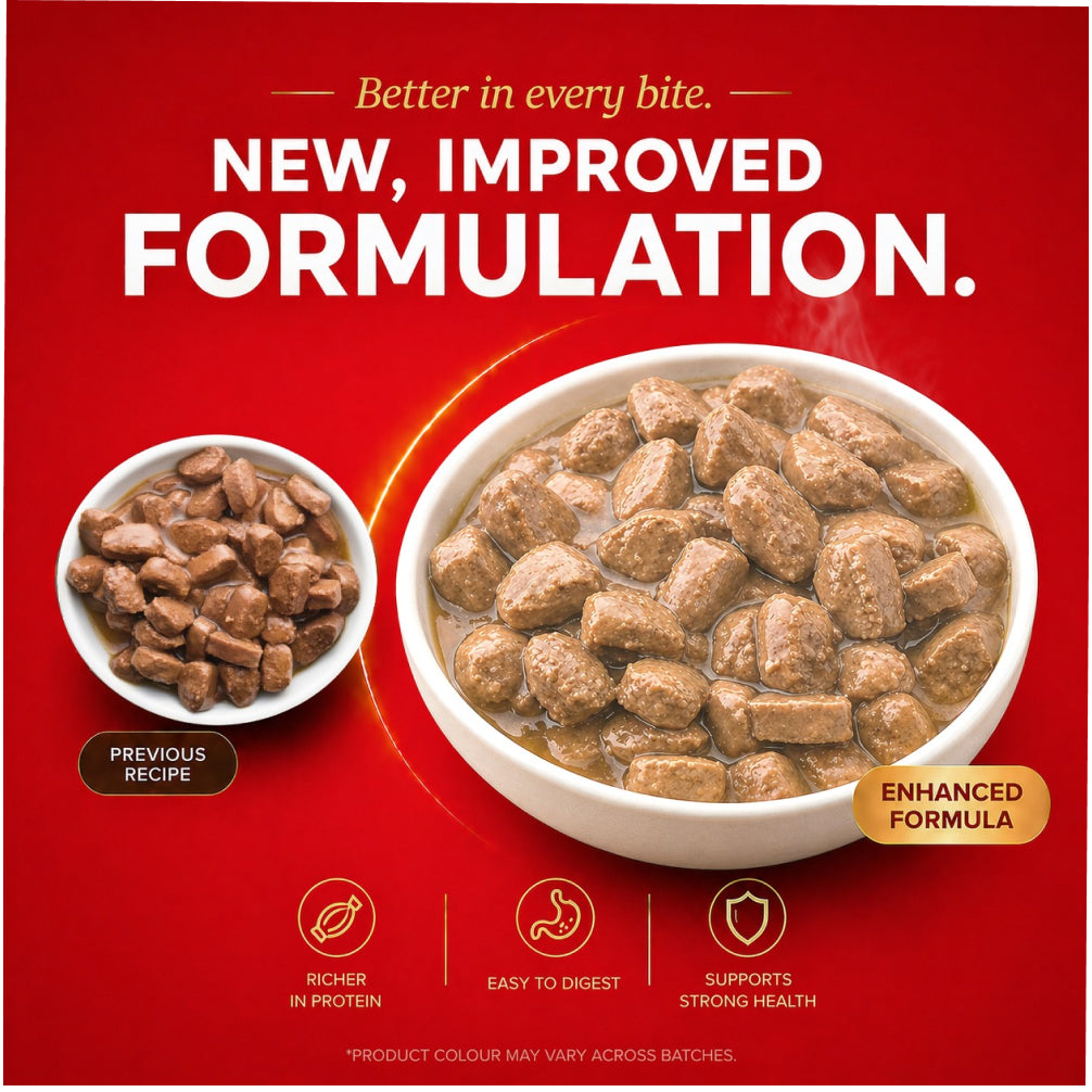 Drools Real Chicken & Chicken Liver Chunks in Gravy Puppy Dog Wet Food image 6