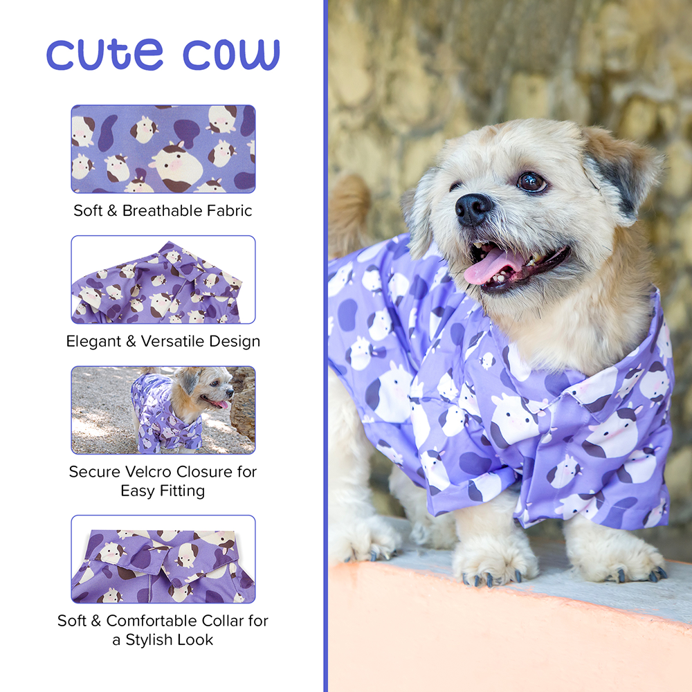 15buttons Cute Cow Shirt for Dogs image 5