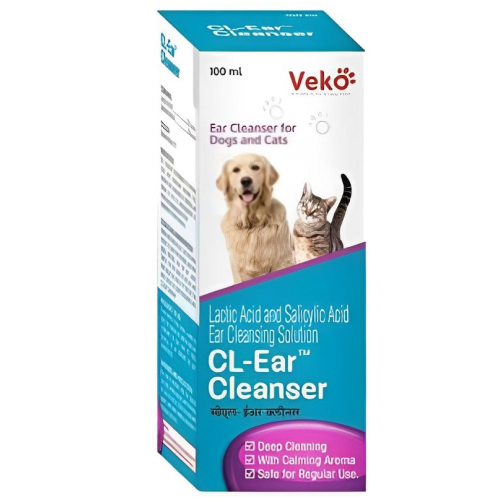 Veko CL Ear Cleanser (100ml) and Otikoo Ear Drops (15ml) Combo image 2