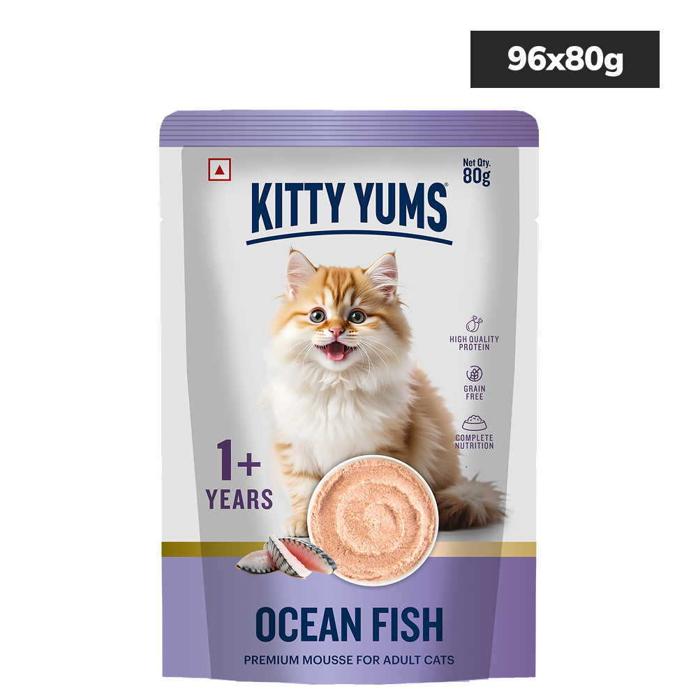 Kitty Yum Ocean Fish Mousse Cat Wet Food image 3
