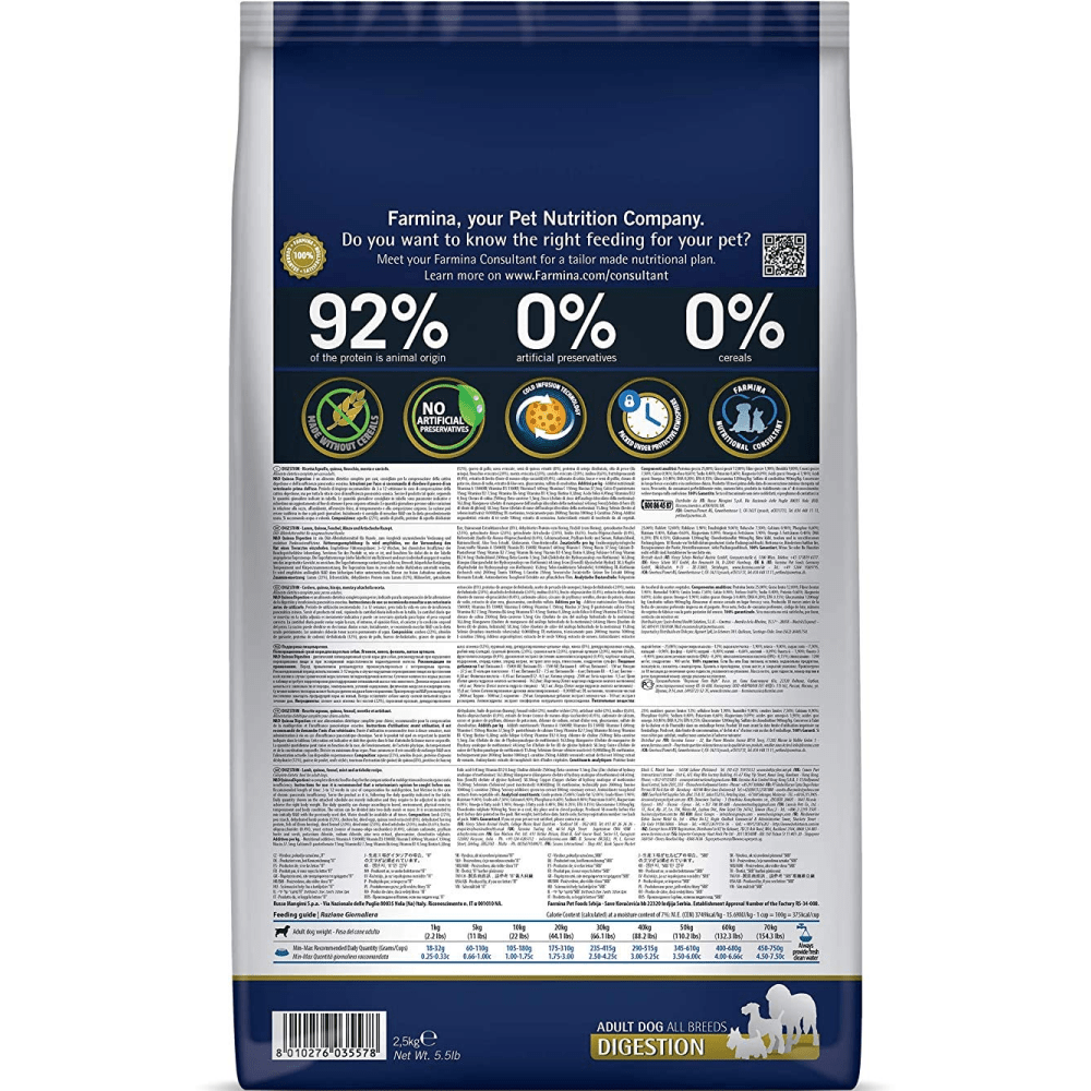 Farmina N&D Quinoa Lamb Mint & Fennel Digestion Grain Free Adult Dry Dog Food image 3