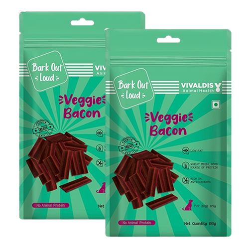 Bark Out Loud by Vivalidis Veggie Bacon Vegan Spanish Dog Treats image 6