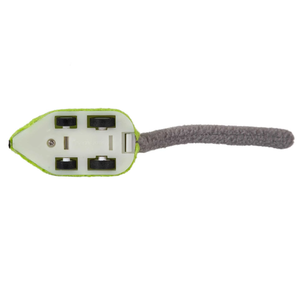 JW Zippy Mouse Toy for Cats (Green) image 4