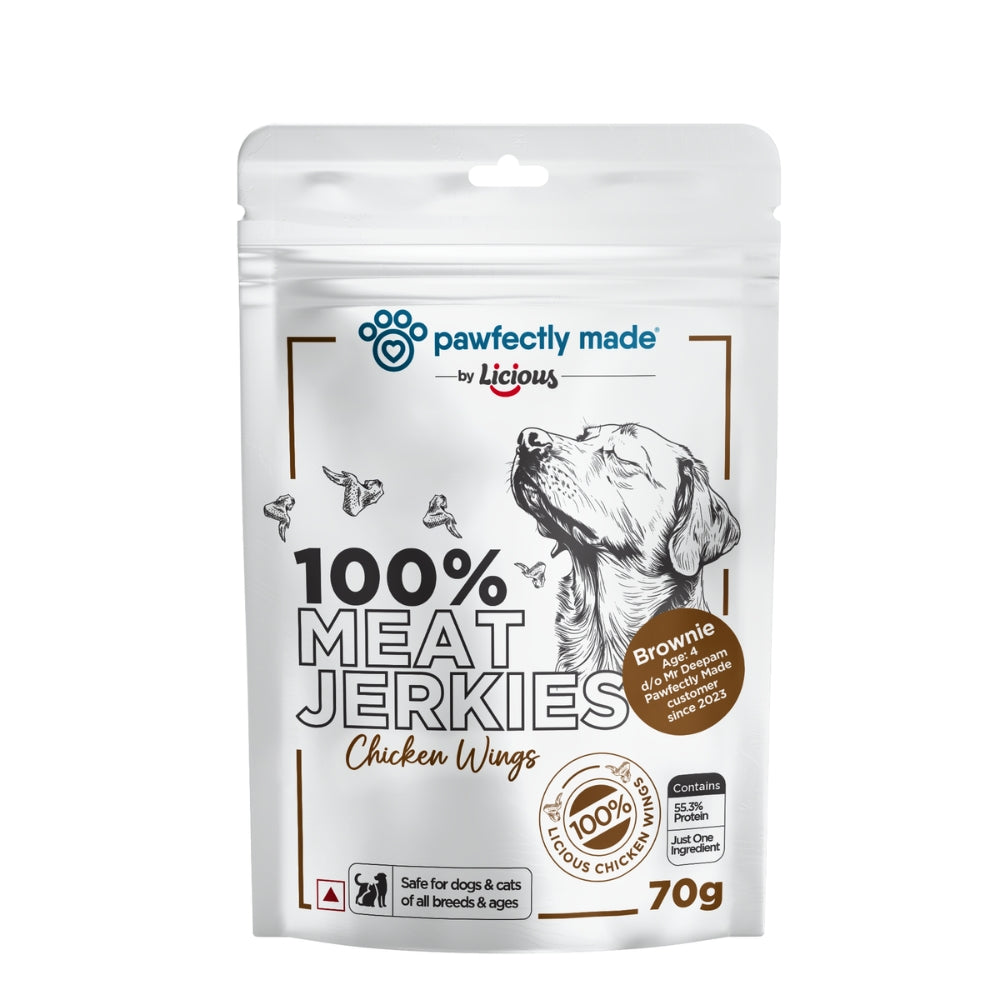 Pawfectly Made By Licious Dehydrated Chicken Wings Jerky Dog Treat