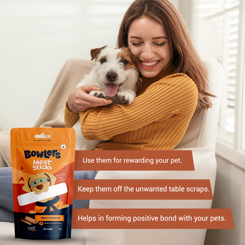 Bowlers Meat Sticks Dog Treats image 4