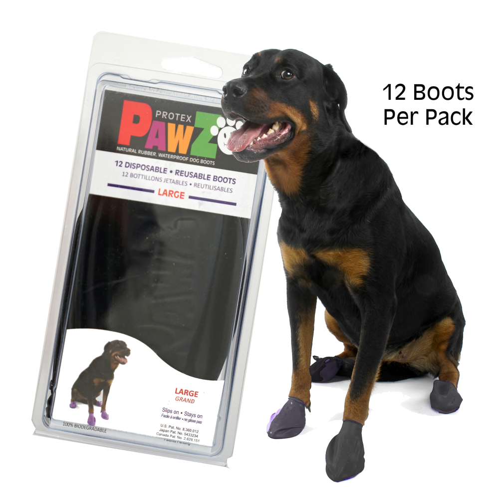 Protex PawZ Disposable and Reusable Boots for Dogs (Black) image 8