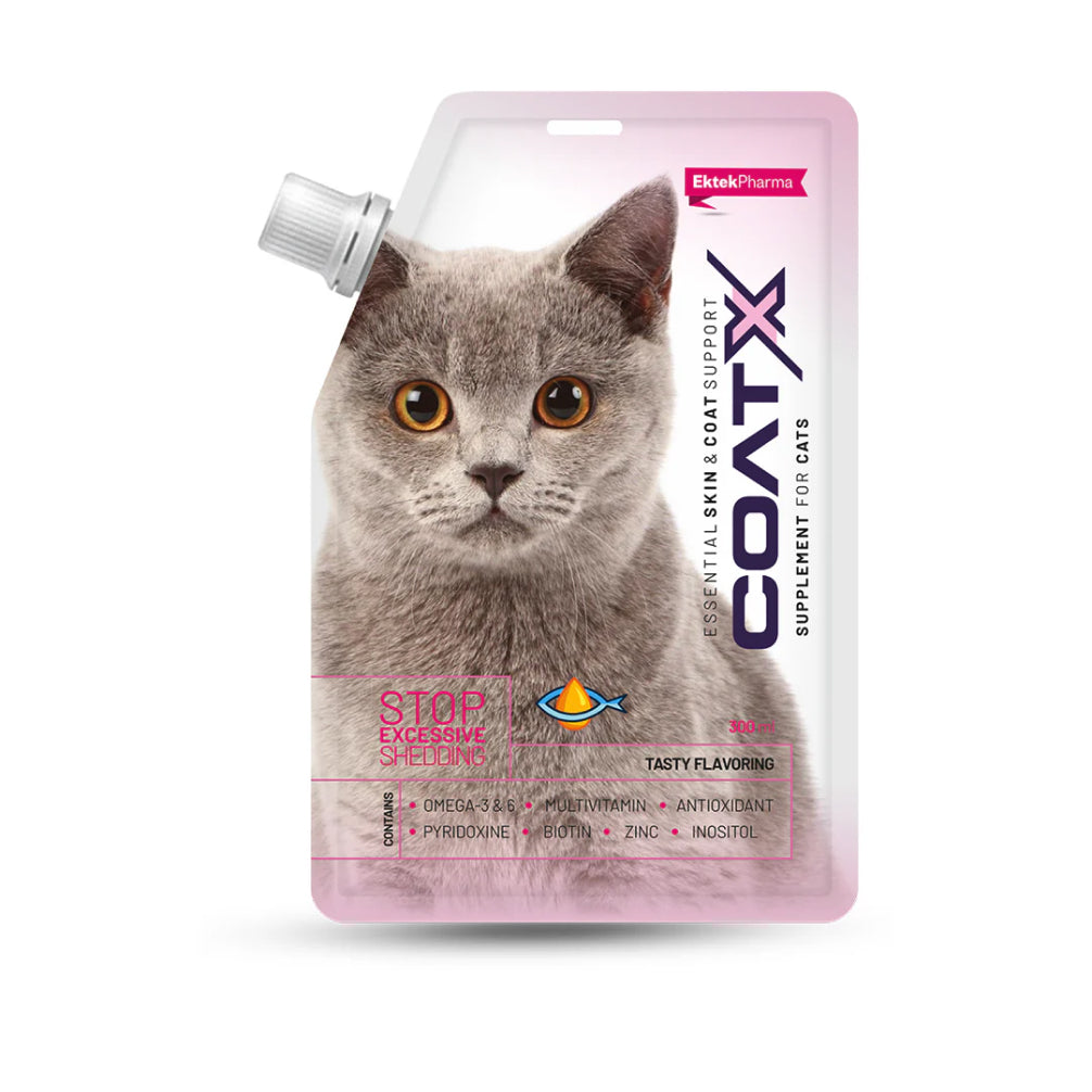 Ek Tek CoatX Syrup Skin & Coat Supplement for Cats