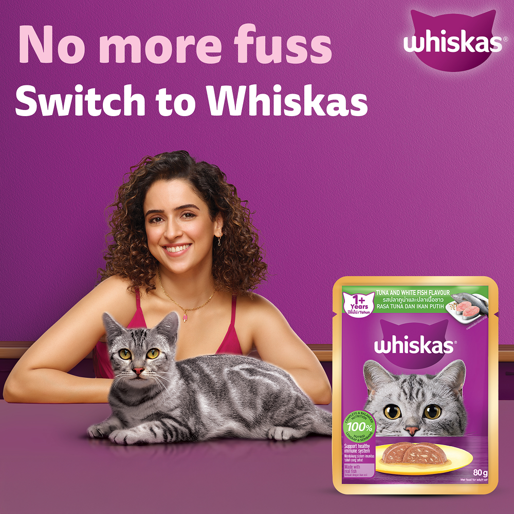 Whiskas Tuna & White Fish Adult (1+ Years) Cat Wet Food image 2