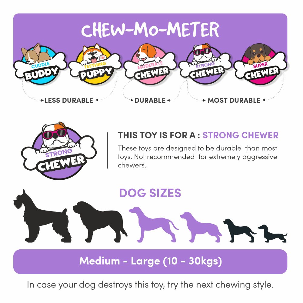 Barkbutler x Fofos Jelly Pineapple Squeaky Chew Toy for Dogs image 4