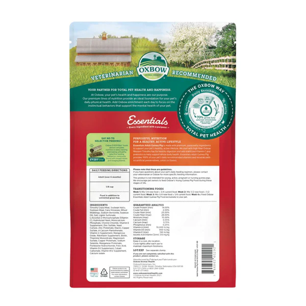 Oxbow Essentials Dry Food for Adult Guinea Pigs image 2