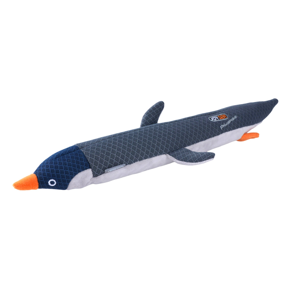 Joyser Penguin Plush Toy for Dogs (Light Grey) image 1