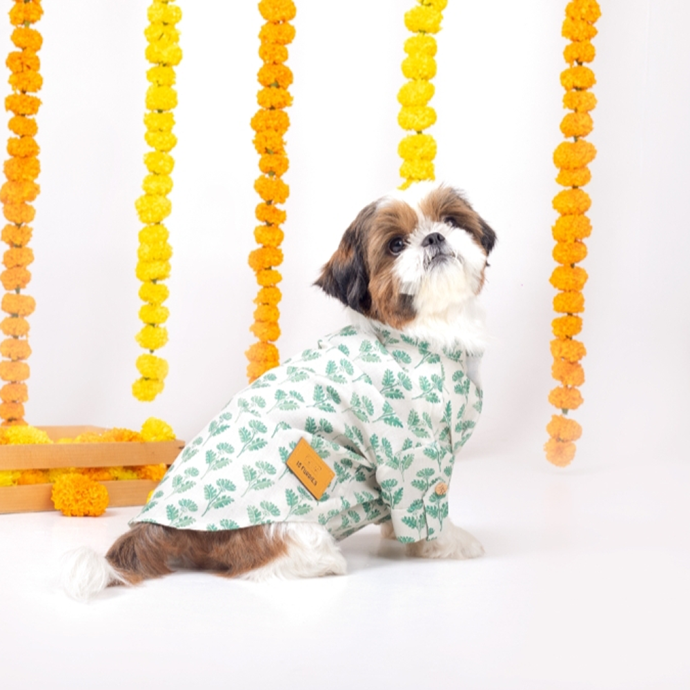 15 Furries Hariyali Kurta for Dogs image 2