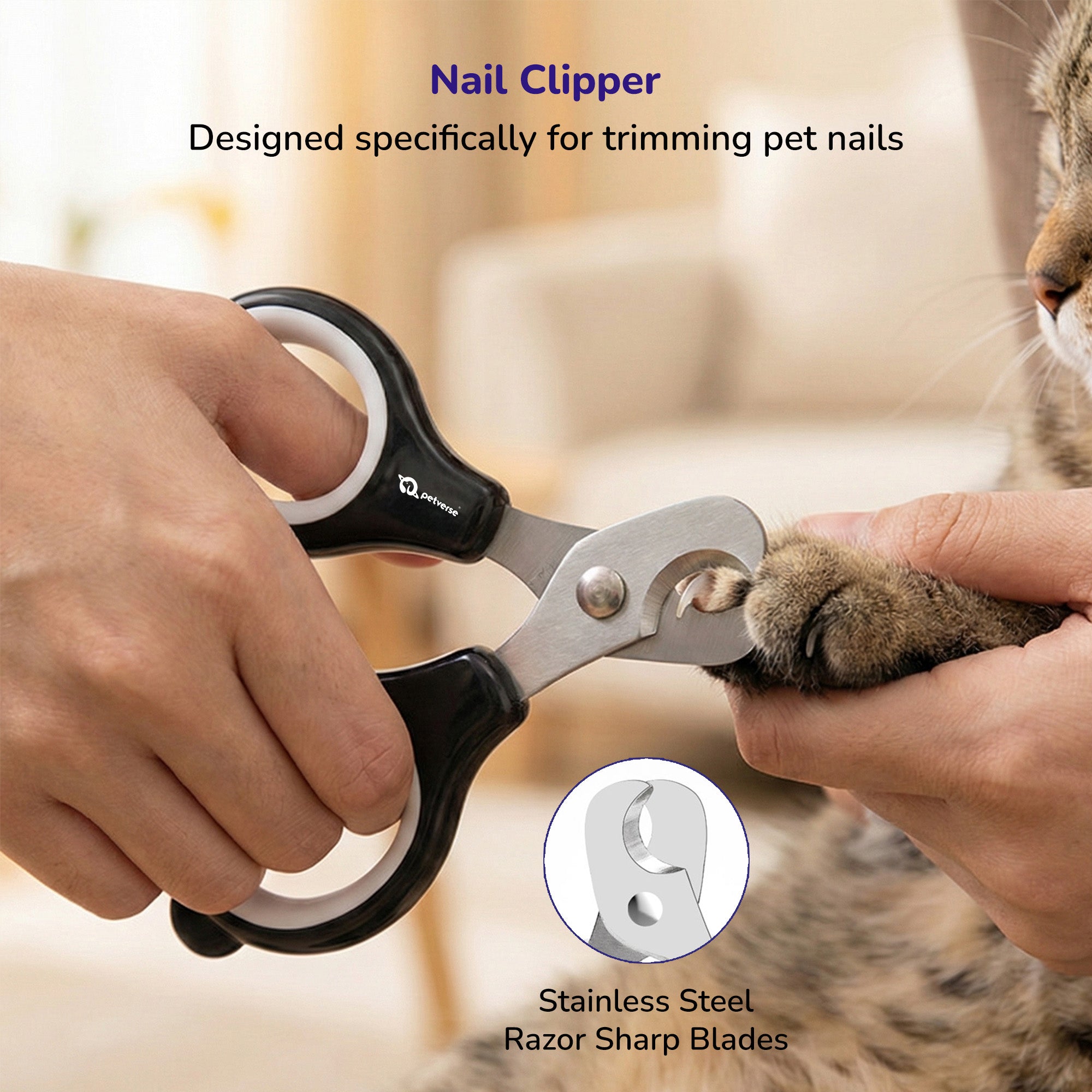 Petverse 7 in 1  Professional Deshedding, Detangling & Nail Care Kit for Dogs & Cats image 4