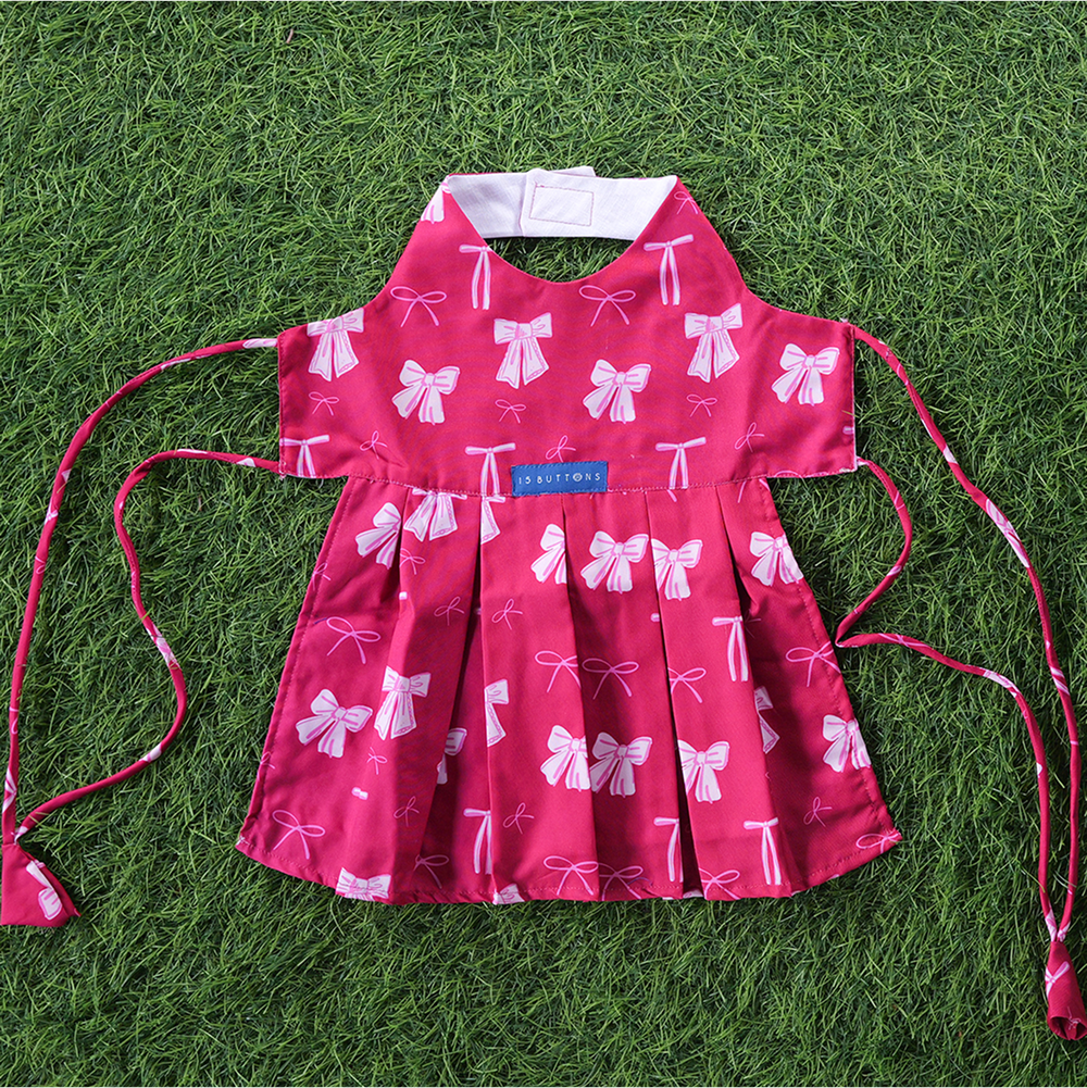 15 Furries Hot Pink Bow Dress for Dogs image 4
