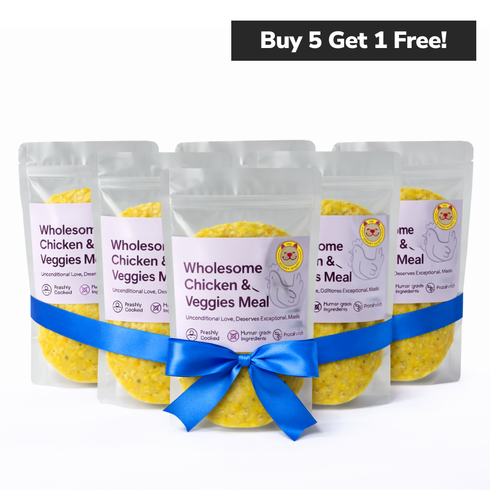 3-Day Chicken & Veggie Home Meal Pack  for Dogs by The Doggy Bakery