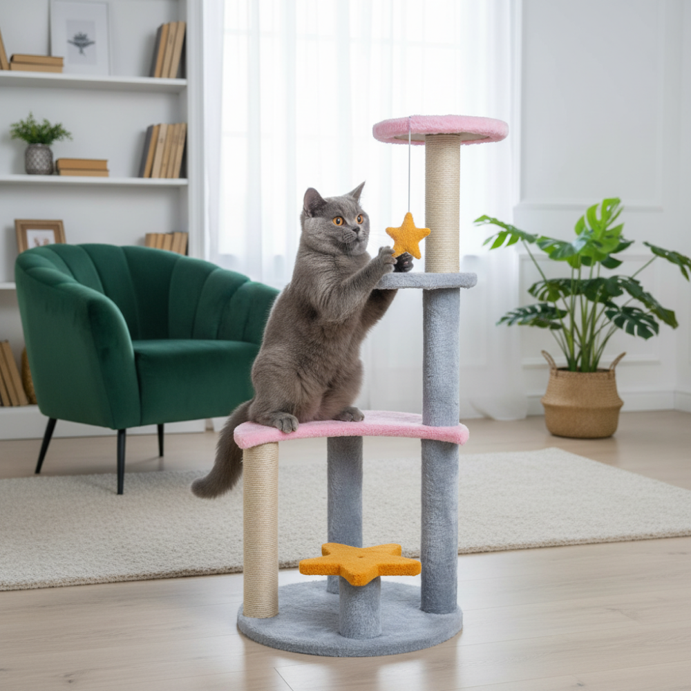 Skatrs Starry Sky Cat Tree for Cats image 8