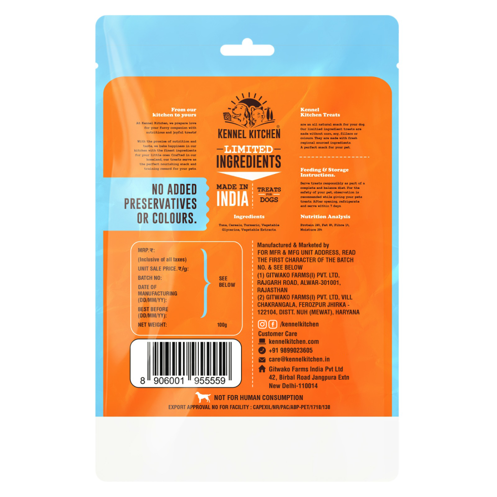 Kennel Kitchen Fish Sticks with Turmeric Dog Treats image 7