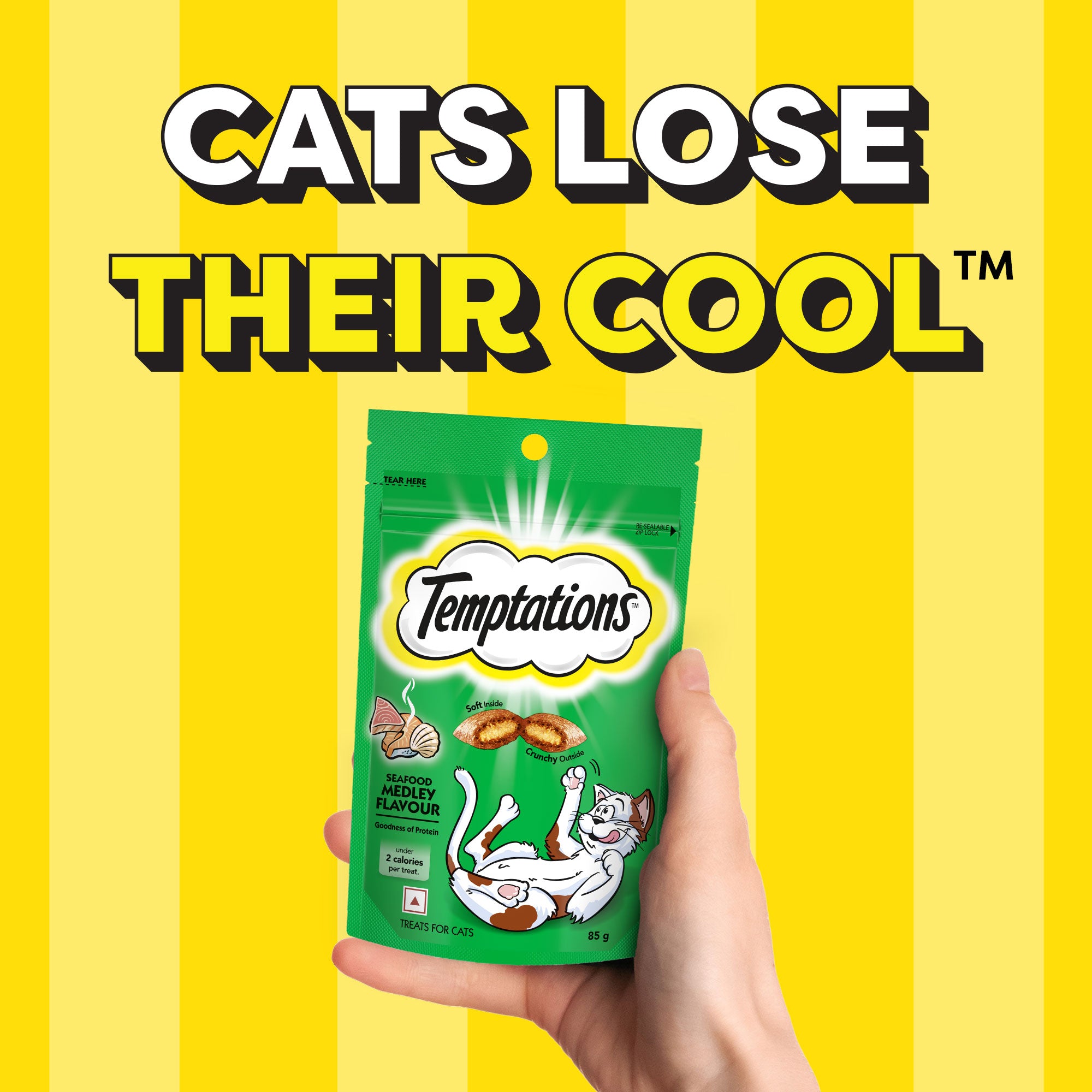 Temptations Seafood Medley Flavour Cat Treats image 8