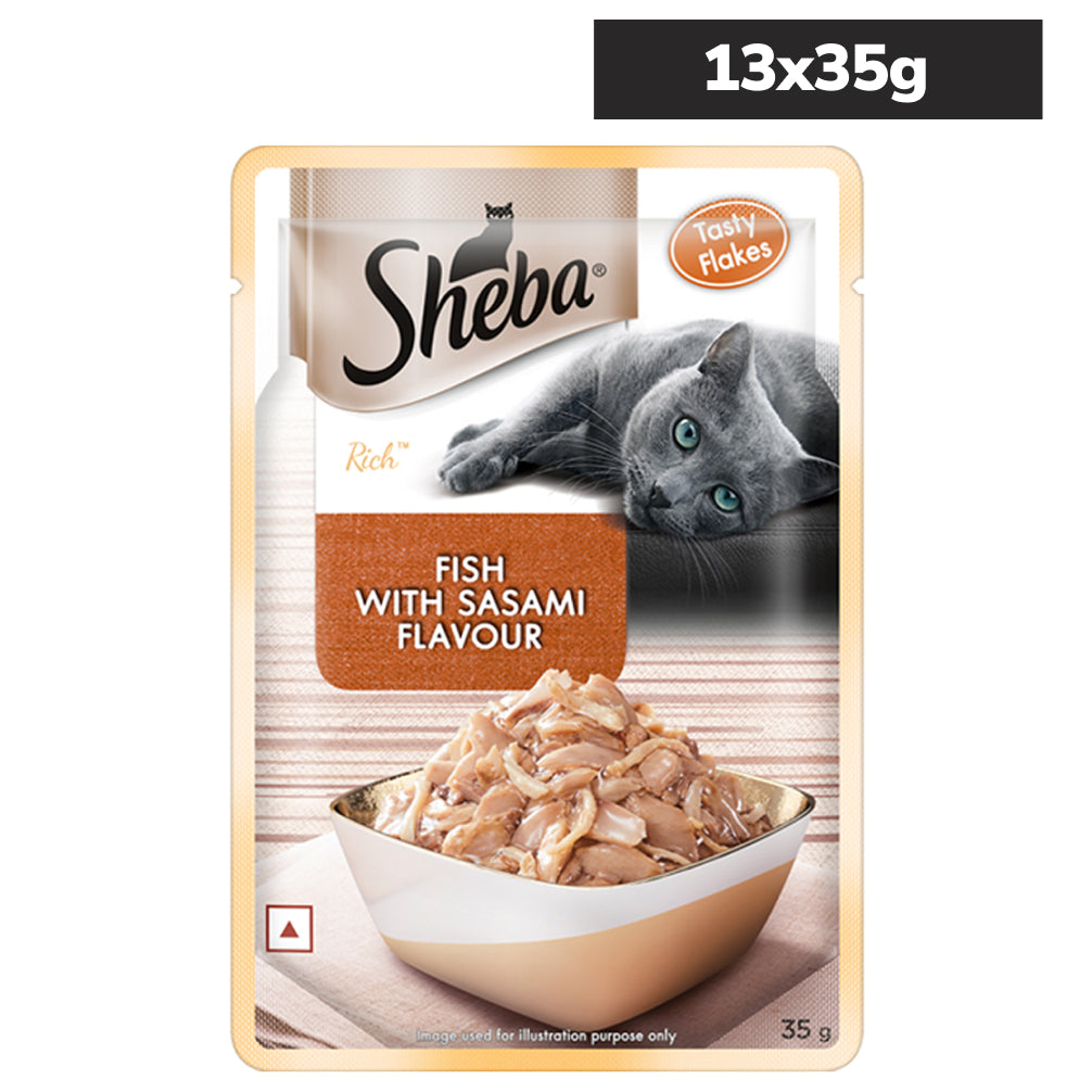 Sheba Fish with Sasami Premium Cat Wet Food image 8
