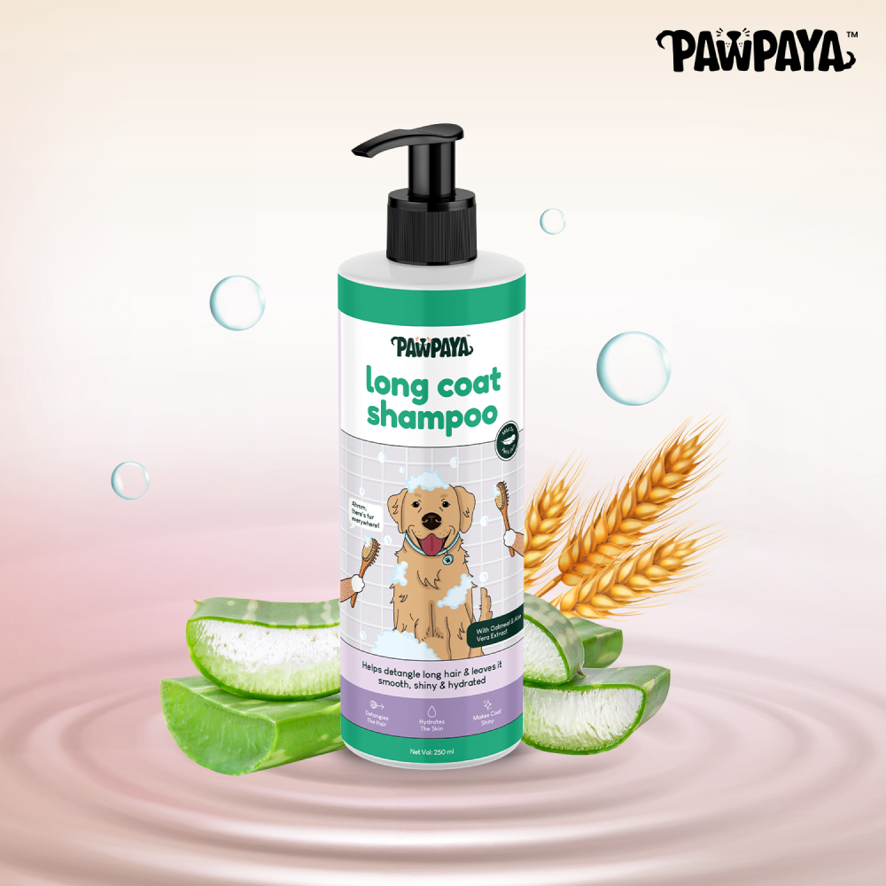 Pawpaya Long Coat Shampoo for Dogs image 2