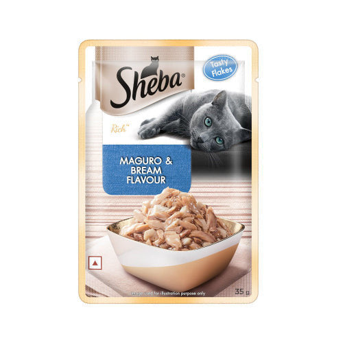 Sheba Maguro & Bream Fish Mix Premium Cat Wet Food(35g)