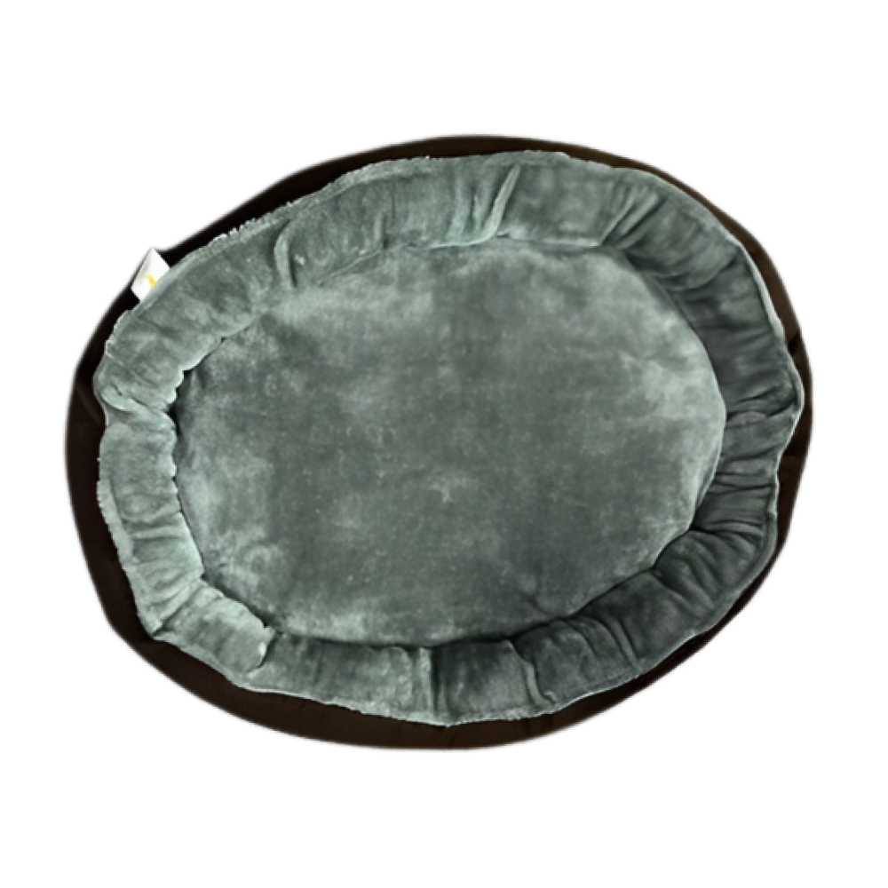 Fluffy's Kozi Pet Ultra Soft Ethnic Designer Polyster Filled Reversable Bed for Dogs and Cats (Black) image 3