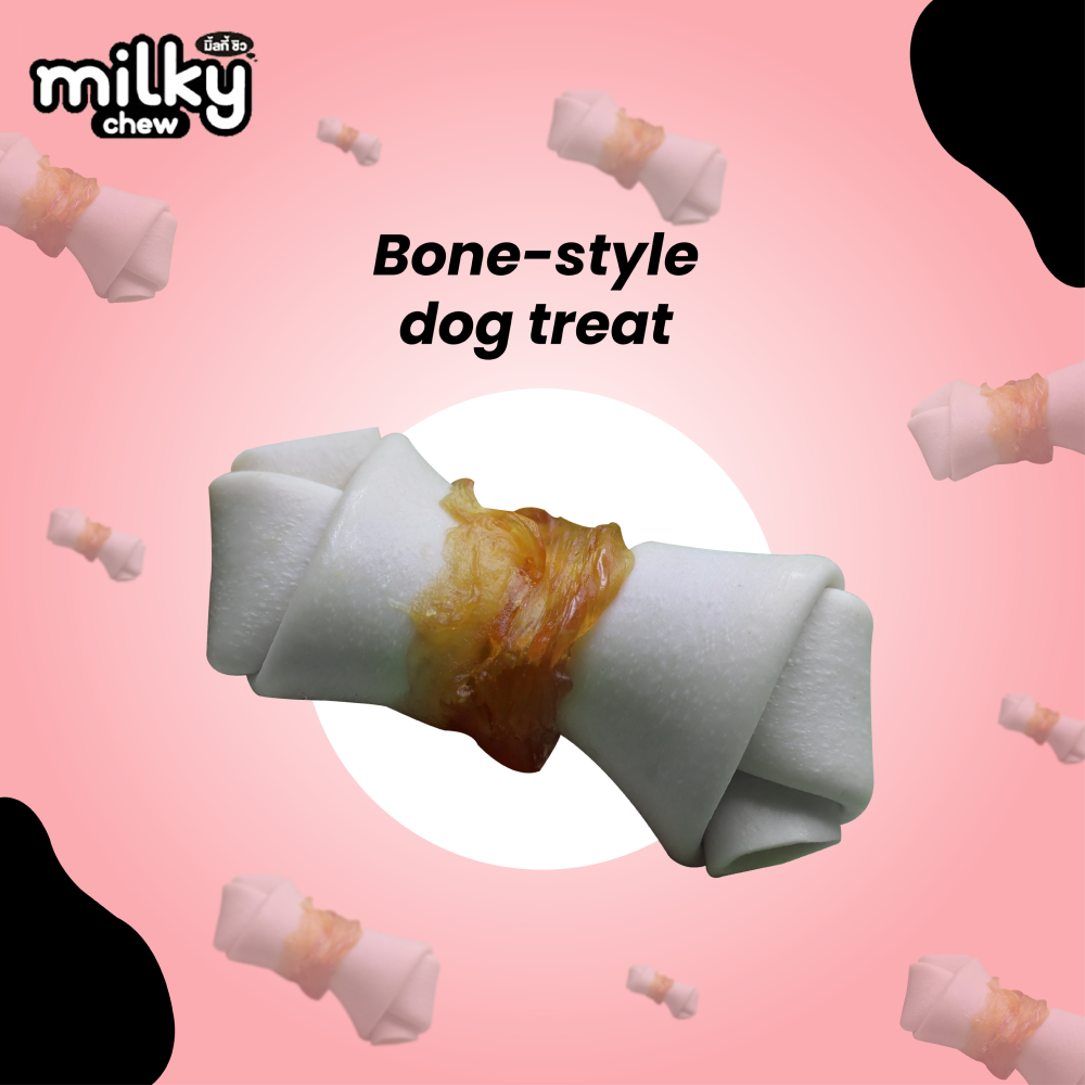 Dogaholic Milky Chew Chicken Bone Style Dog Treats image 3