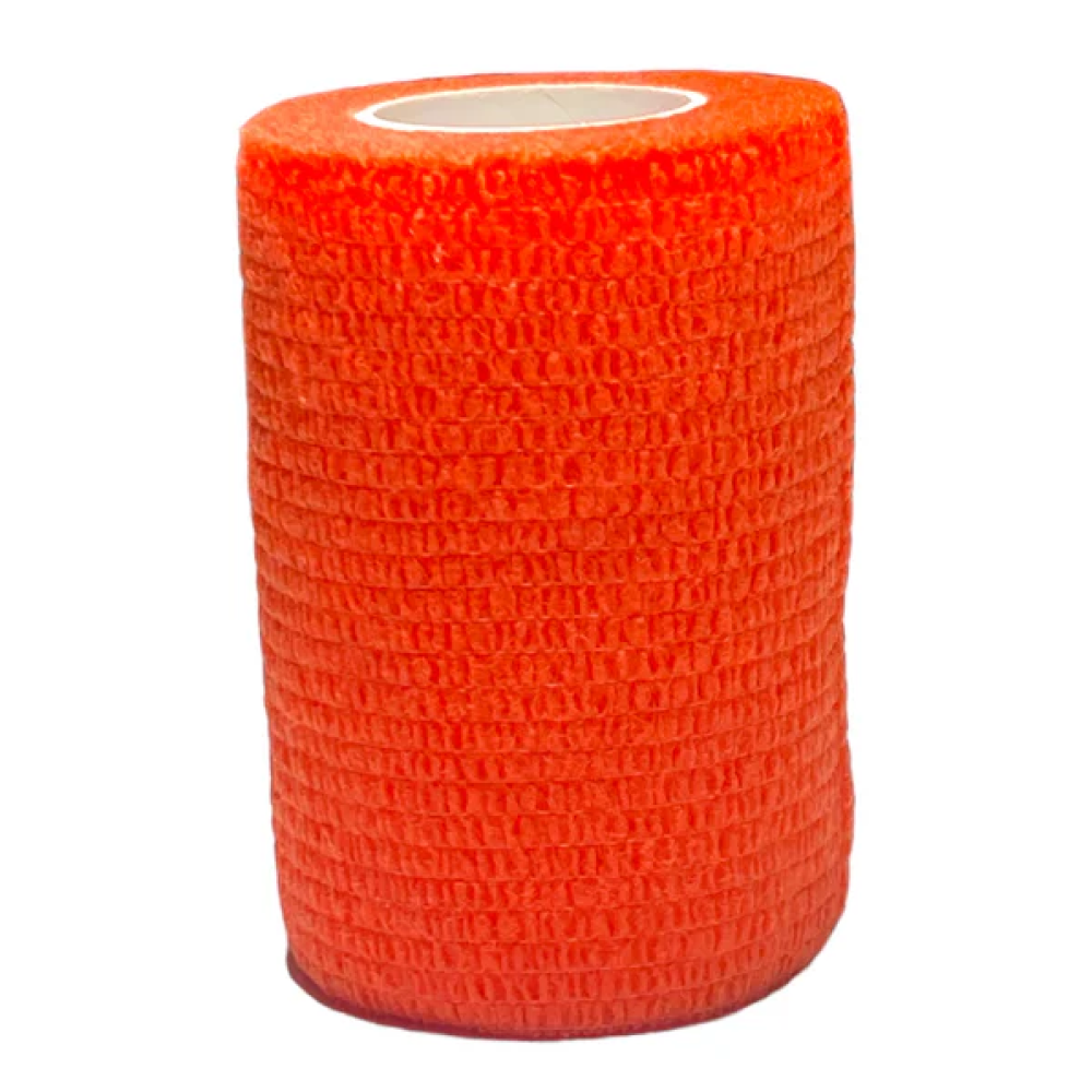 Talking Dog Club Self Adhesive Paws Wraps for Dogs (Orange)