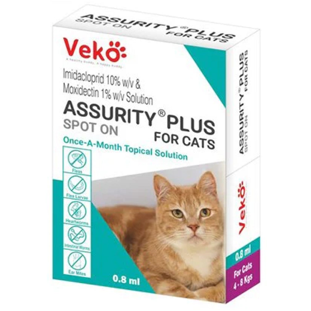 Veko Assurity Plus Tick & Flea Spot On for Cats image 2