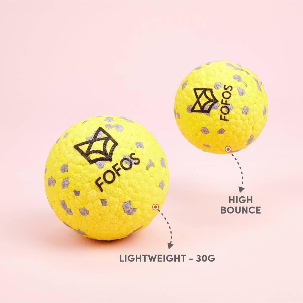Barkbutler x Fofos Super Bounce Chew Ball for Dogs (Yellow) | For Aggressive Chewers image 5