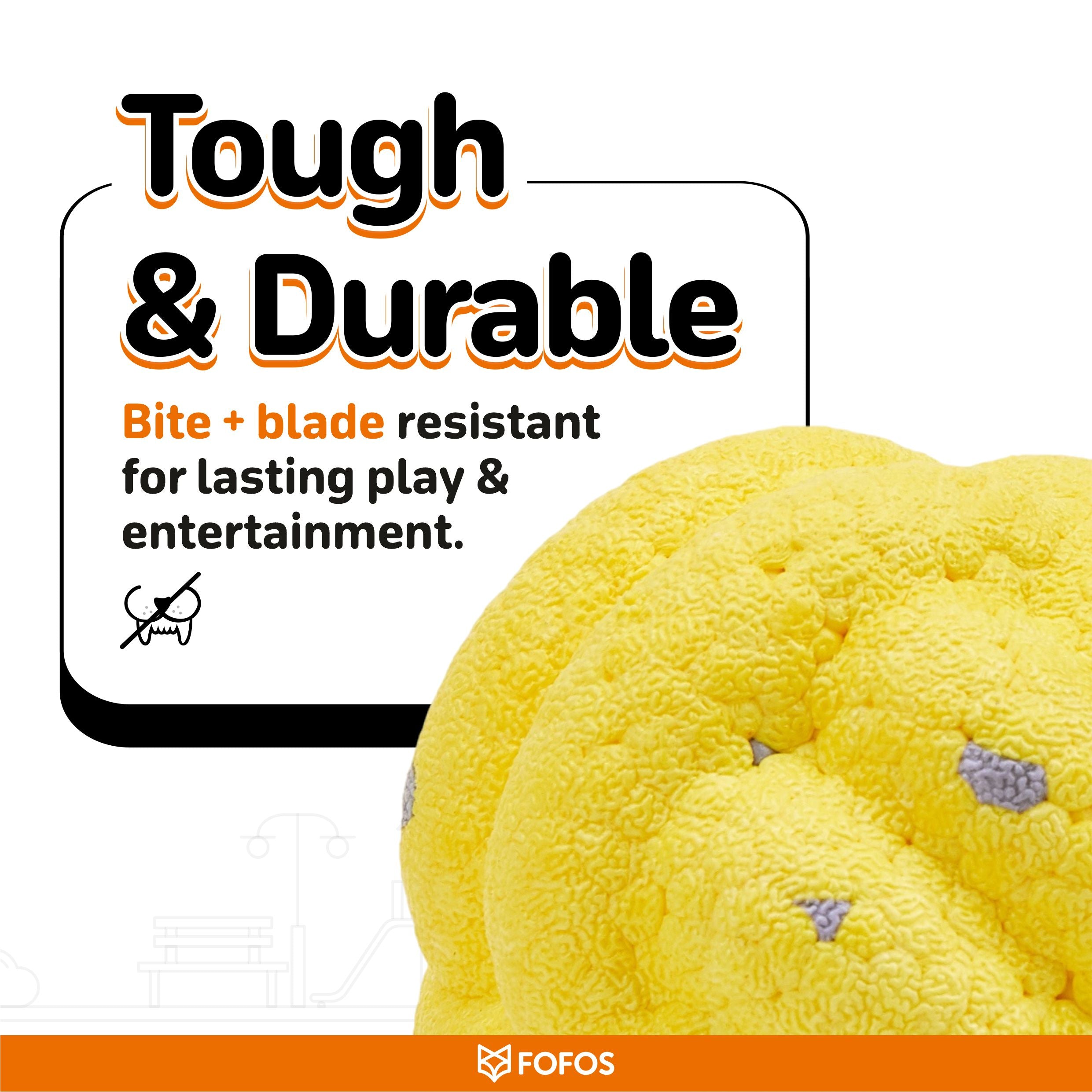 Fofos Cross Ball Super Bounce Toy for Dogs image 3