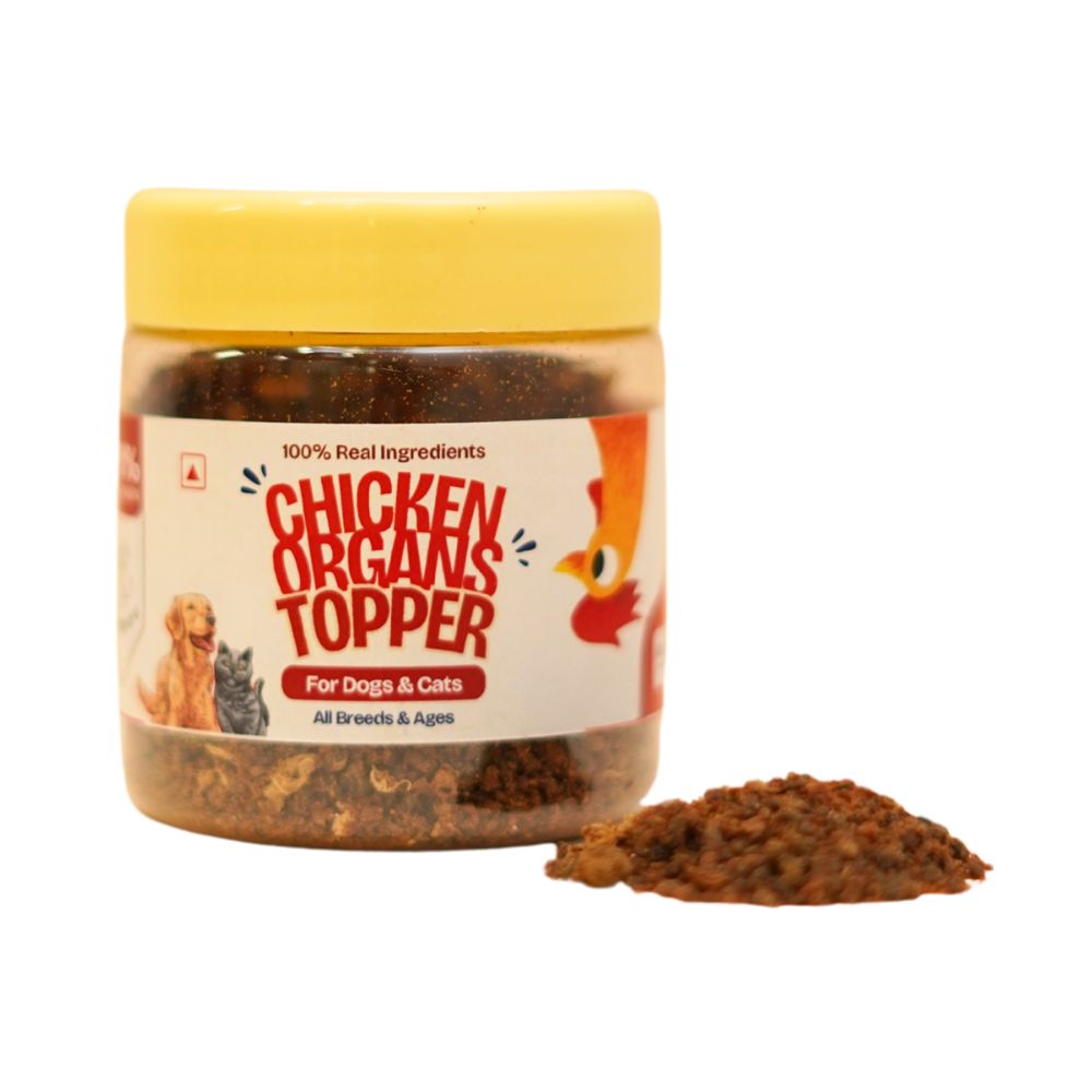 FloofYou Chicken Organs Topper for Dogs & Cats