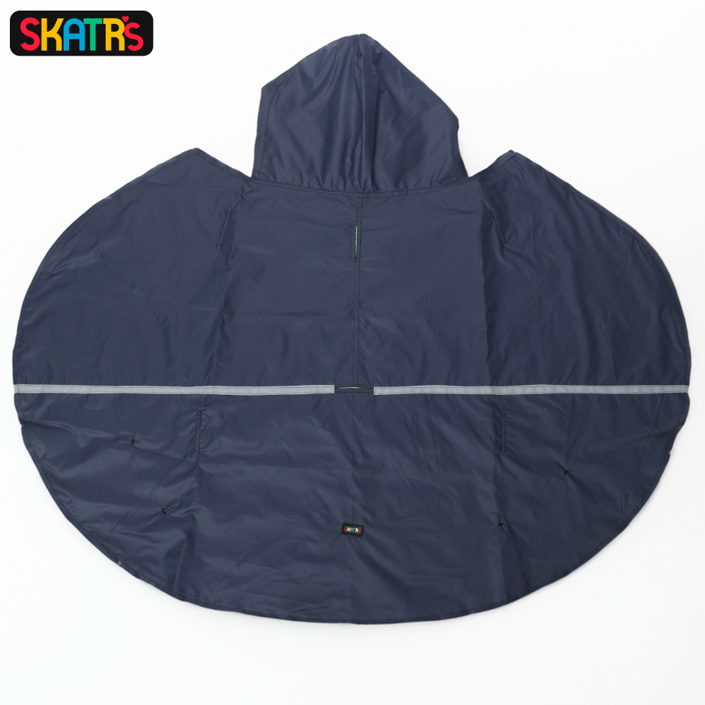 Skatrs Full Coverage Cape Style Raincoat for Dogs and Cats (Blue) image 6