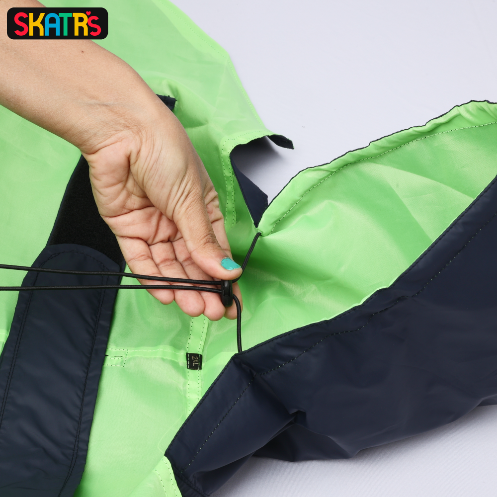Skatrs Full Coverage Cape Style Raincoat for Dogs and Cats (Blue) image 9