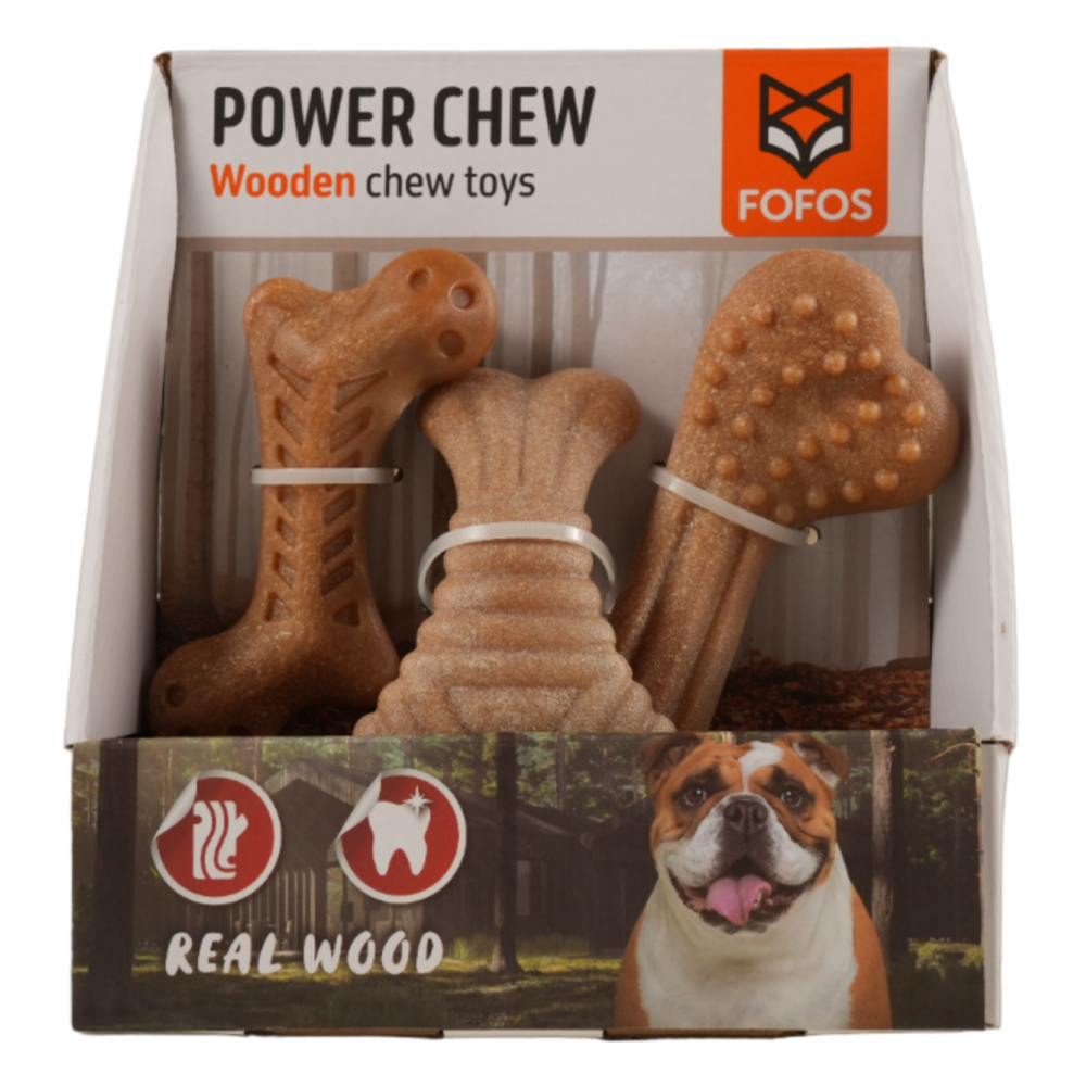 Barkbutler x Fofos Wooden Stix Chew Toy for Dogs (Large) image 1