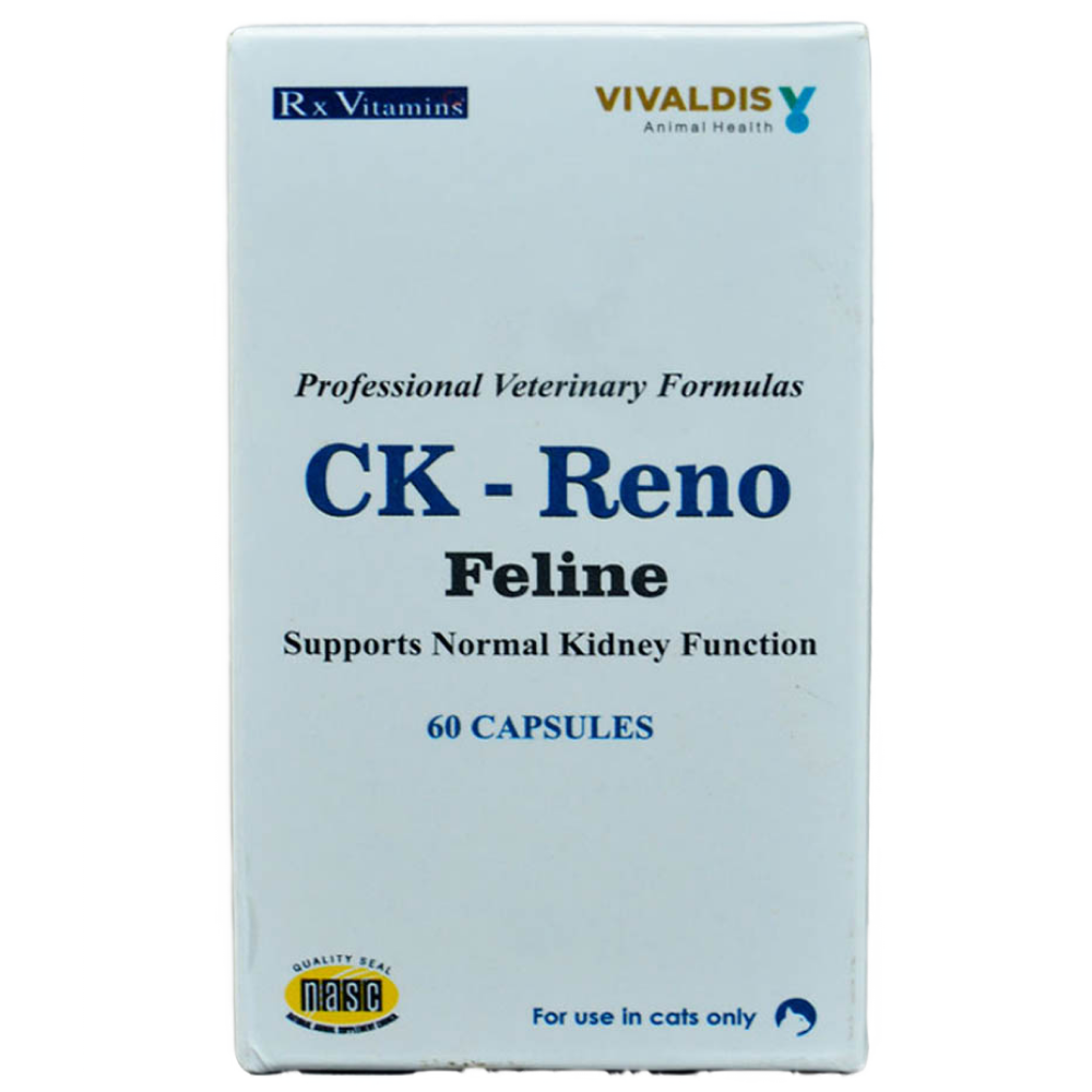 Vivaldis CK Reno Feline Capsules for Cats (pack of 60 capsules) image 2