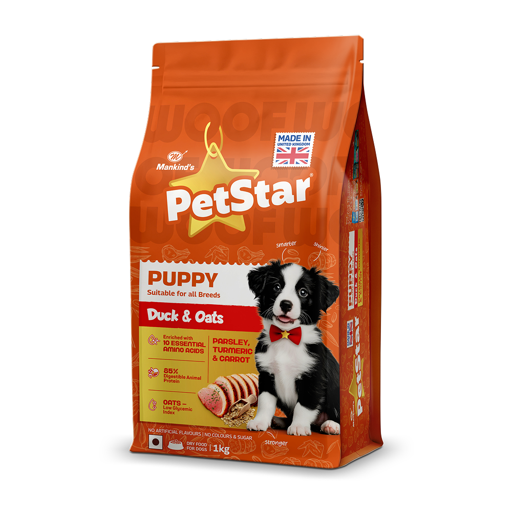 Mankind's Petstar Duck & Oats Formula Puppy Dog Dry Food image 2