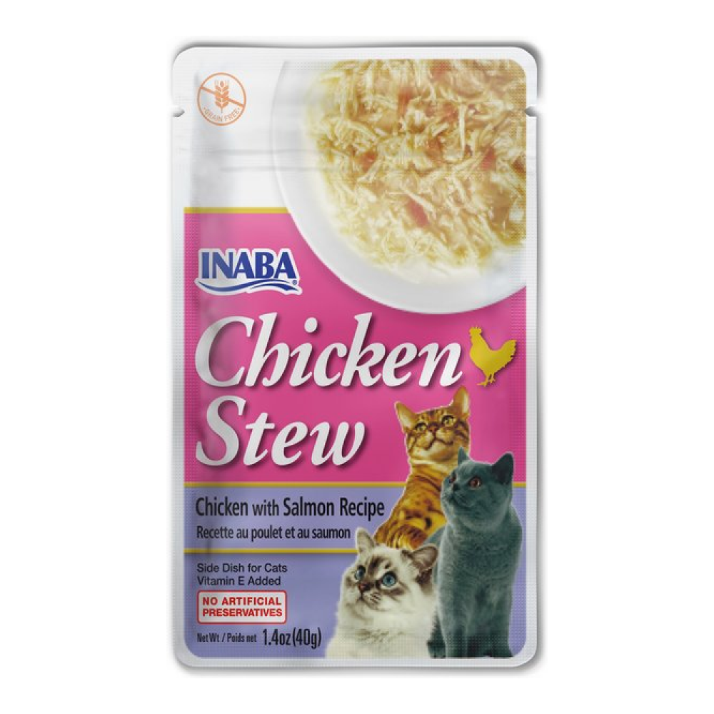 INABA Chicken Stew Chicken with Salmon Flavour Cat Wet Food